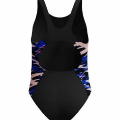 SPEEDO Schwimmen<· HYPERBOOM SPLICE MUSCLEBACK blk-pnk