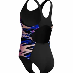 SPEEDO Schwimmen<· HYPERBOOM SPLICE MUSCLEBACK blk-pnk