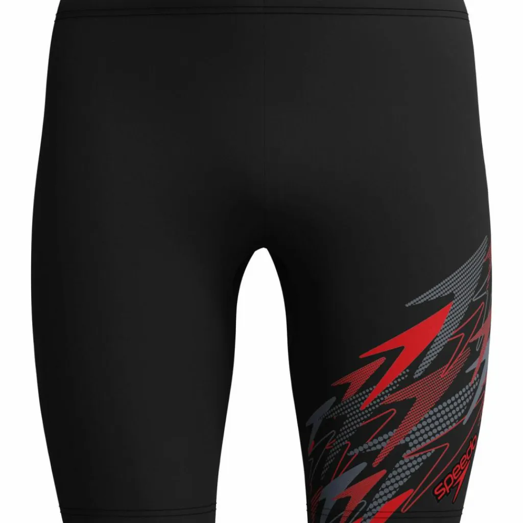 SPEEDO Schwimmen|Schwimmen<· MEDLEY LOGO blk-red