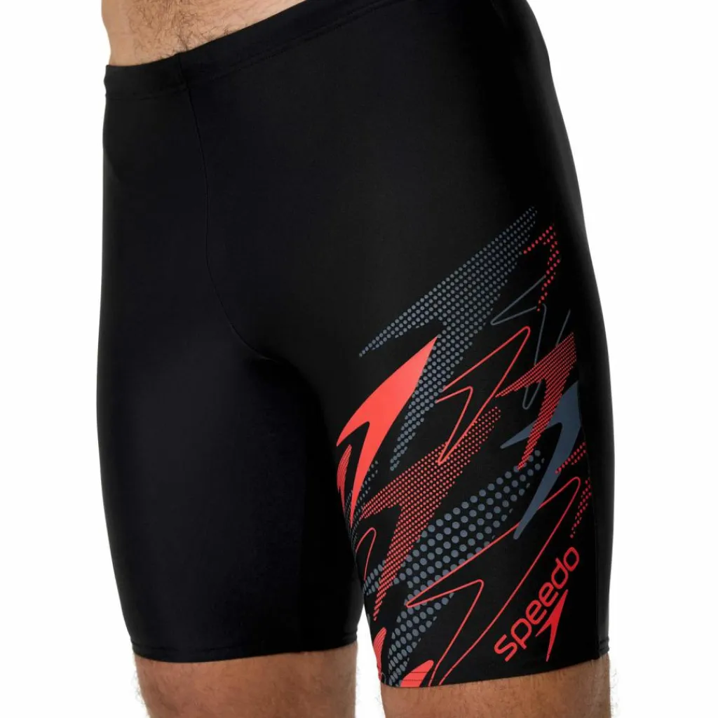 SPEEDO Schwimmen|Schwimmen<· MEDLEY LOGO blk-red