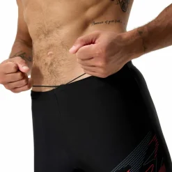 SPEEDO Schwimmen|Schwimmen<· MEDLEY LOGO blk-red