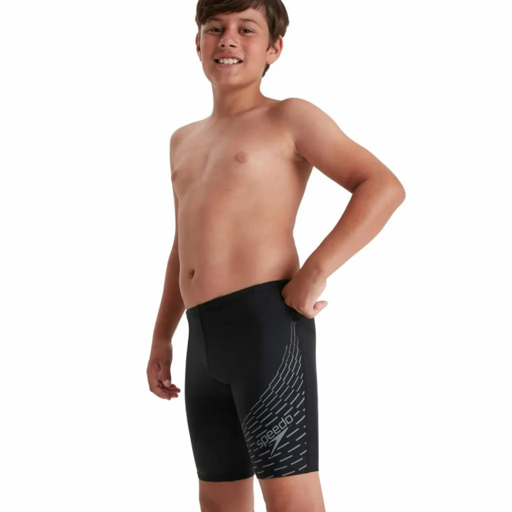 SPEEDO Schwimmen<· MEDLEY LOGO black-ardesia