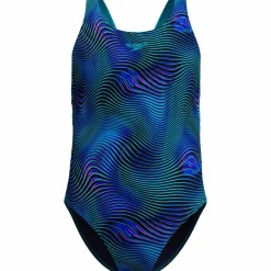 SPEEDO Schwimmen<· Print Leaderback One Piece blu-dkblu