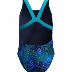 SPEEDO Schwimmen<· Print Leaderback One Piece blu-dkblu