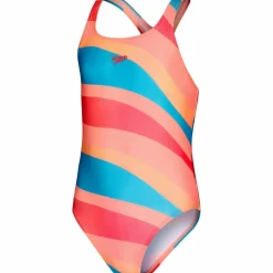 SPEEDO Schwimmen<· Printed Medalist soft coral-nectarine-aquarium