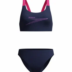 SPEEDO Schwimmen|Schwimmen<· SOLID BOOM LEADERBACK nvy
