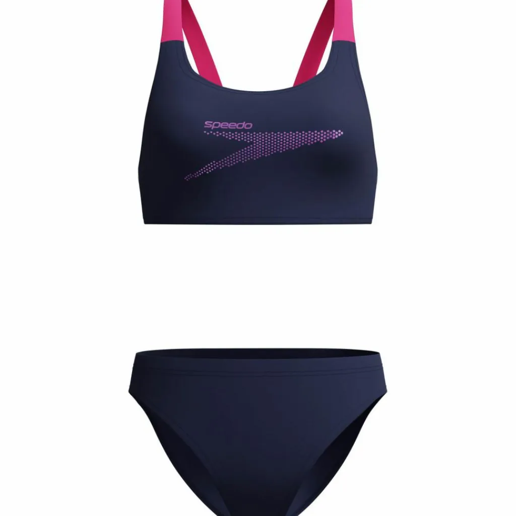 SPEEDO Schwimmen|Schwimmen<· SOLID BOOM LEADERBACK nvy