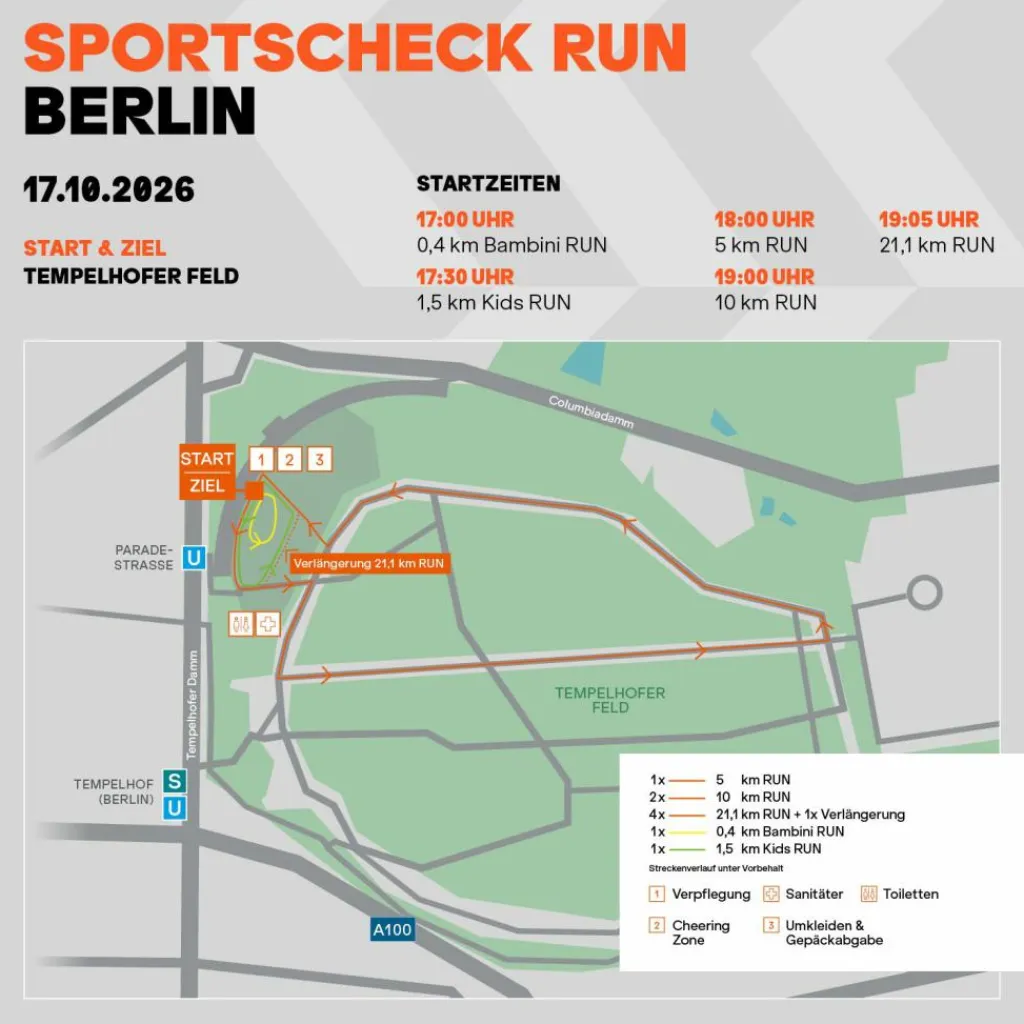 Outlet SportScheck RUN · Berlin - 17.10.2026 Damen Laufen|Laufen