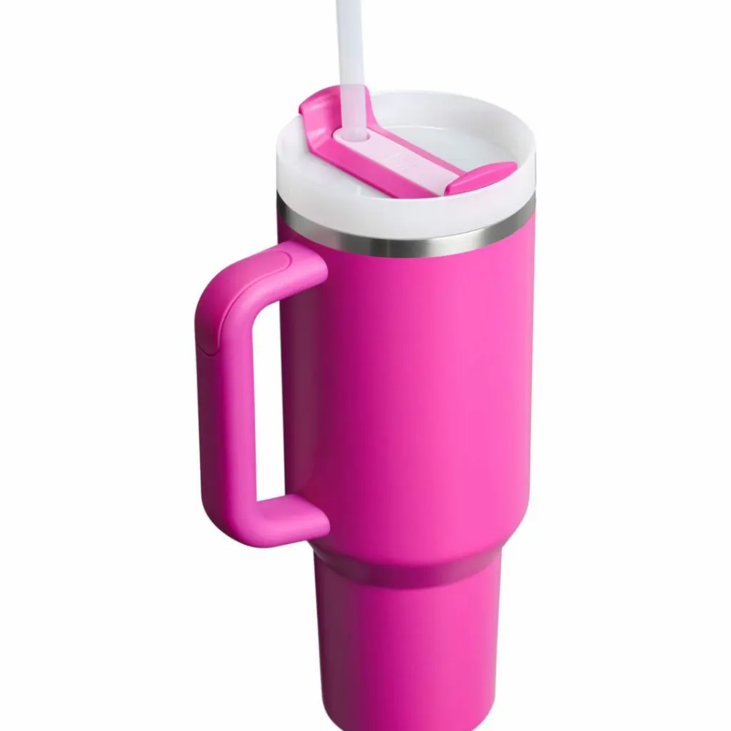 Stanley Trinkzubehör|Trinkzubehör<· Quencher H2.O FlowState Tumbler violet blossom