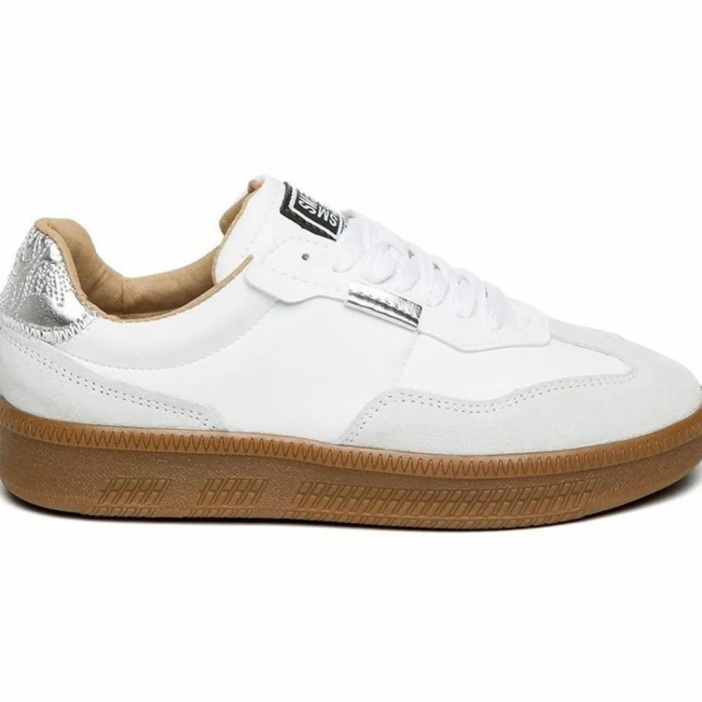 Steve Madden Sneaker<· Sneaker Weiß/Silber