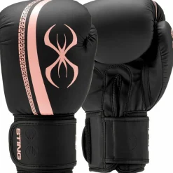 STING Boxen<· AURORA BOXING GLOVE blk-peach