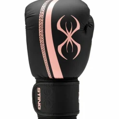 STING Boxen<· AURORA BOXING GLOVE blk-peach