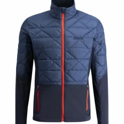 SWIX Skilanglauf<· Infinity Hybrid Insulated Jacket M lake blue-dark navy