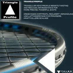 Talbot-Torro Badminton|Schläger<· AEROSPEED 299 schwarz