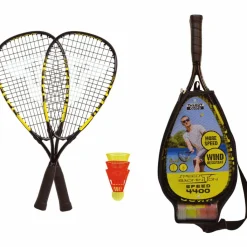 Talbot-Torro Badminton|Schläger<· Speed Badmintonset 4400 schwarz-gelb