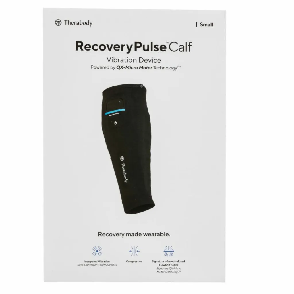 Therabody Fitnessgeräte|Fitnessgeräte<· RecoveryPulse - Calf Sleeve schwarz