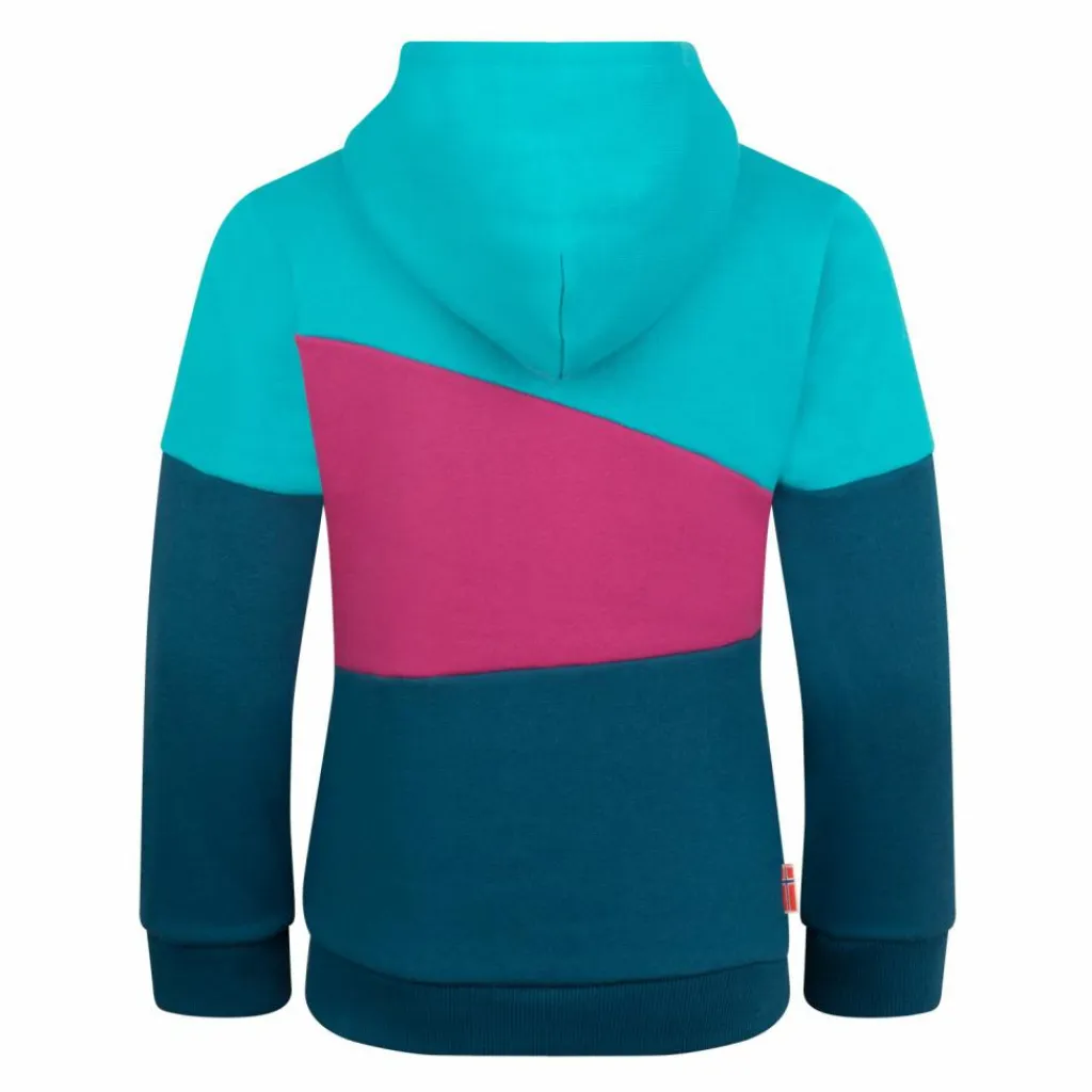Trollkids Pullover & Sweats<· Alesund Dunkeltürkis/Madeirablau/Helle Beere