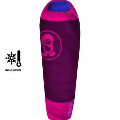 Trollkids Schlafsäcke<· Fjell Dreamer Dunkelrosa / Mittelblau