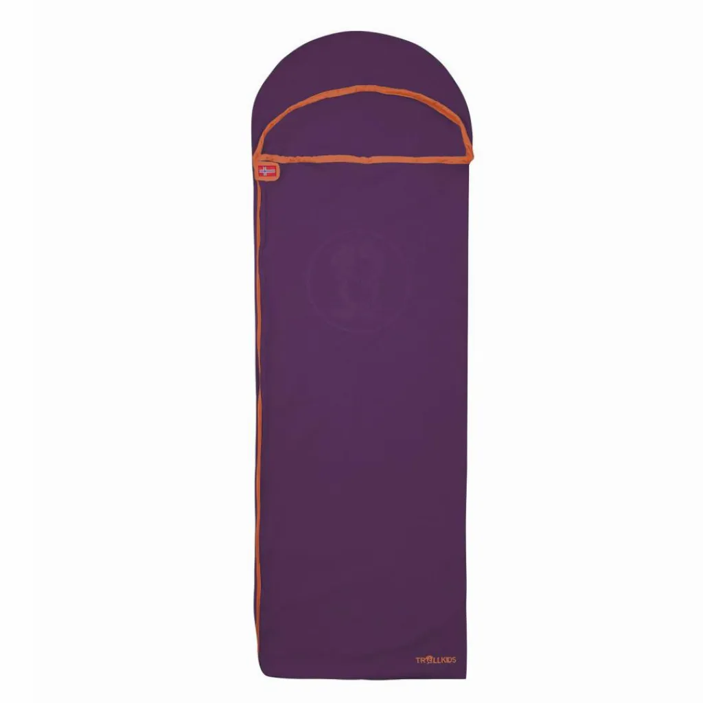 Trollkids Schlafsäcke|Schlafsäcke<· Fleece Sleeping Bag Maulbeere/Pfirsich