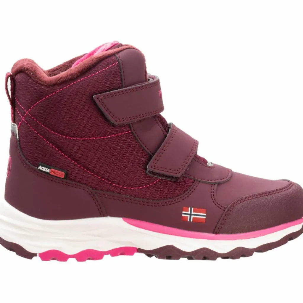 Trollkids Winterschuhe|Boots & Stiefel<· Hafjell redwood-magenta