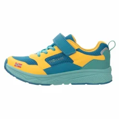 Trollkids Wanderschuhe<· Haugesund ingwer-arktikblau-dunkelt&uuml;rkis