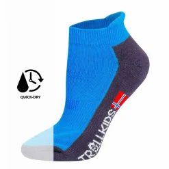 Trollkids Wandern<· Hiking Low Cut Mittelblau