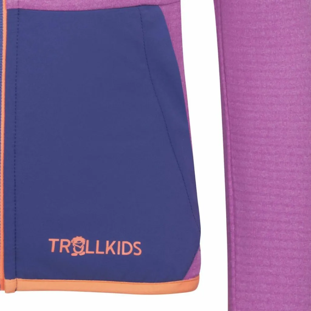 Trollkids Wandern|Jacken<· Holmedal mallow pink-violet blue