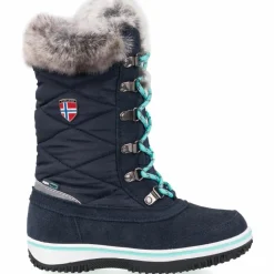 Trollkids Winterschuhe|Boots & Stiefel<· Holmenkollen navy-mint