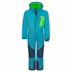 Trollkids Ski<· Isfjord Dunkel Marine/Mystik Blau/Frischgr&uuml;n
