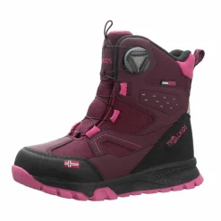 Trollkids Winterschuhe|Boots & Stiefel<· Kirkenes Burgunderrot/Magenta