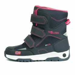 Trollkids Winterschuhe|Boots & Stiefel<· Lofoten Marineblau/Pink