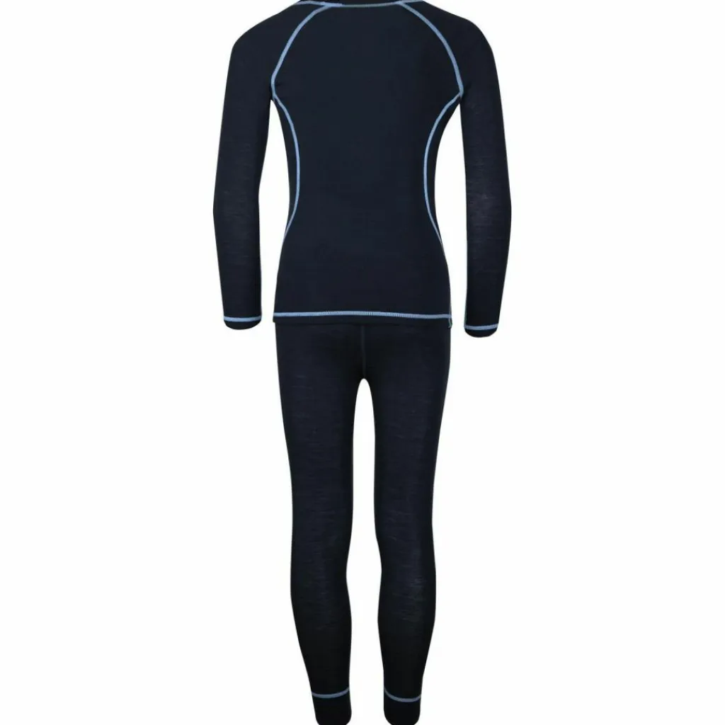 Trollkids Ski|Funktionswäsche<· Merino Merino Anthrazit / Mittelblau