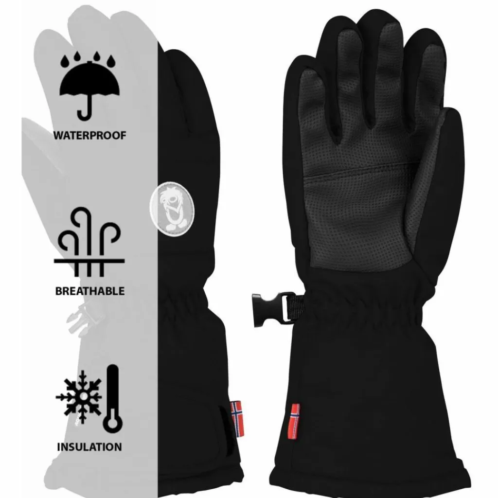 Trollkids Handschuhe<· Narvik Schwarz