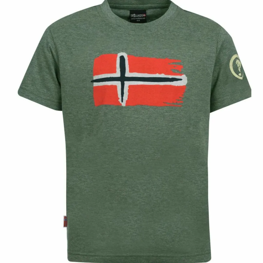 Trollkids Shirts<· Oslo Khakigrün