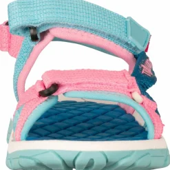 Trollkids Wanderschuhe<· Oslofjord harbor blue-aqua haze-peony rose