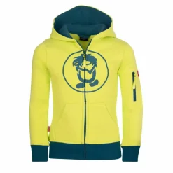 Trollkids Pullover & Sweats<· Sortland Limegelb/Petrolblau