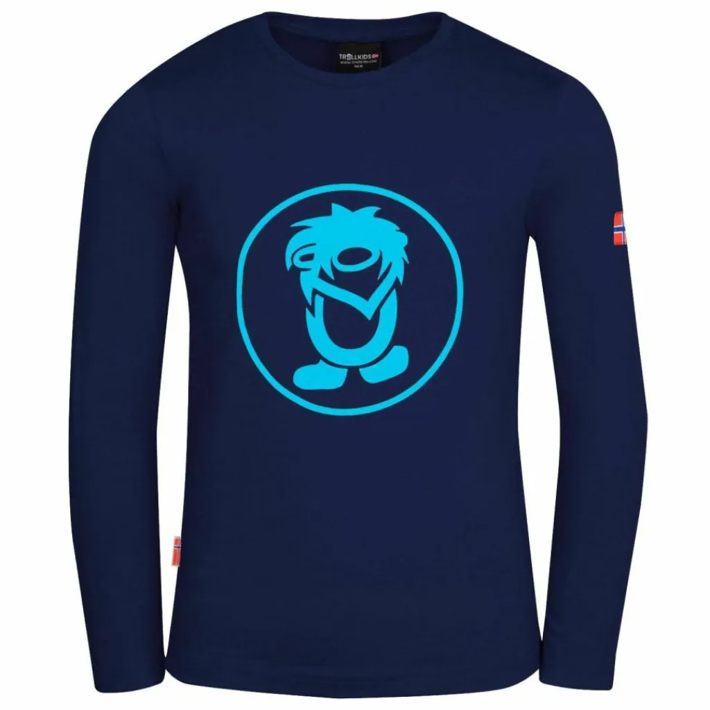 Trollkids Shirts<· Troll Marineblau/Mittelblau