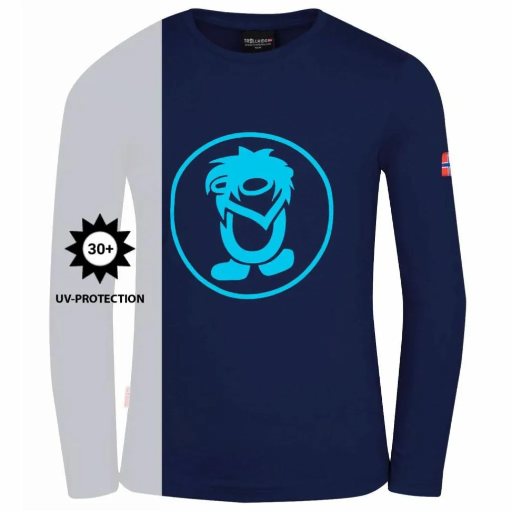 Trollkids Shirts<· Troll Marineblau/Mittelblau