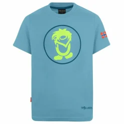 Trollkids Shirts<· Troll T Delphinblau/Lime