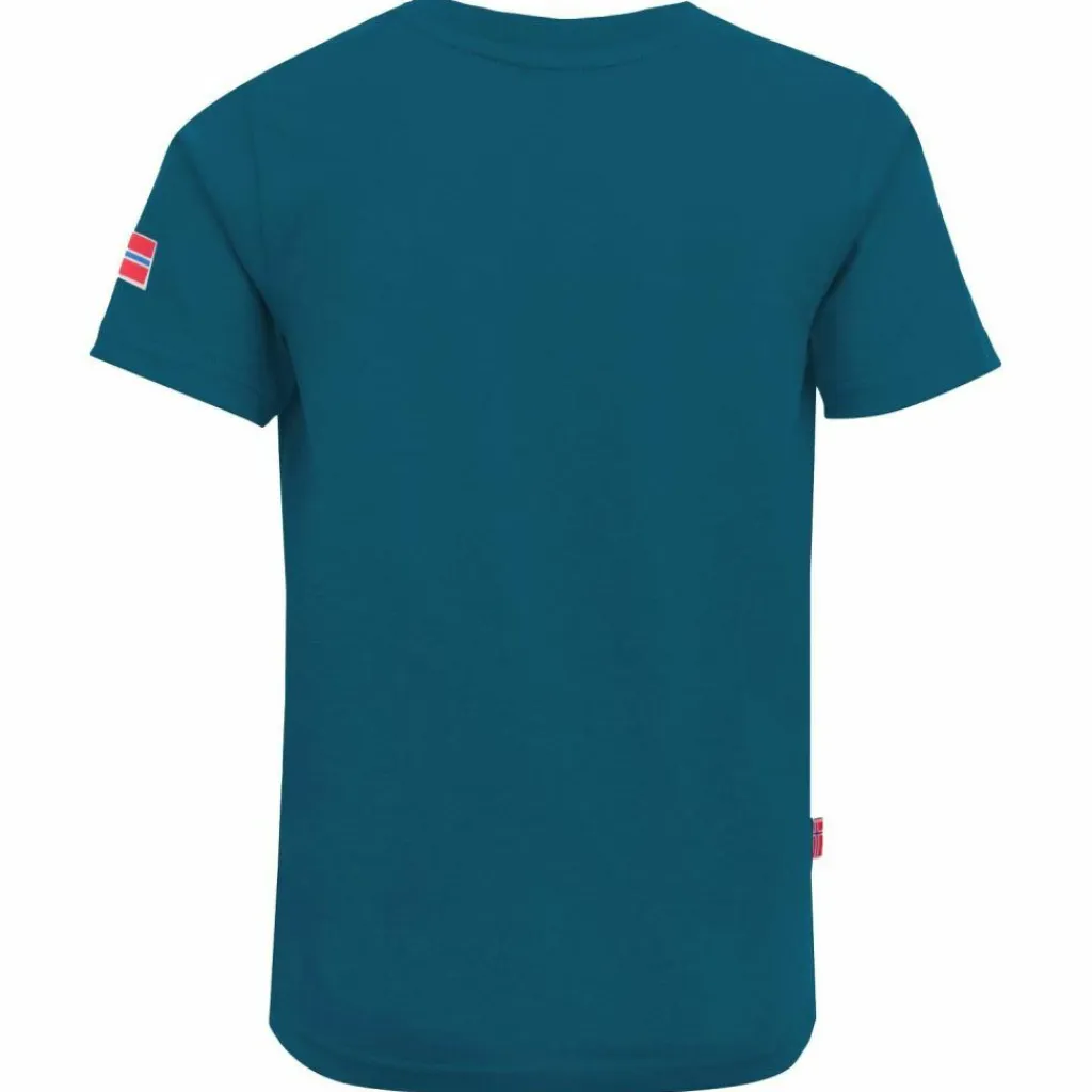 Trollkids Shirts<· Windrose T Petrolgrün/Lime