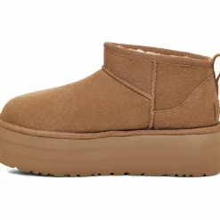 Ugg Streetwear|Winterschuhe<· Classic Ultra Mini Platform chestnut