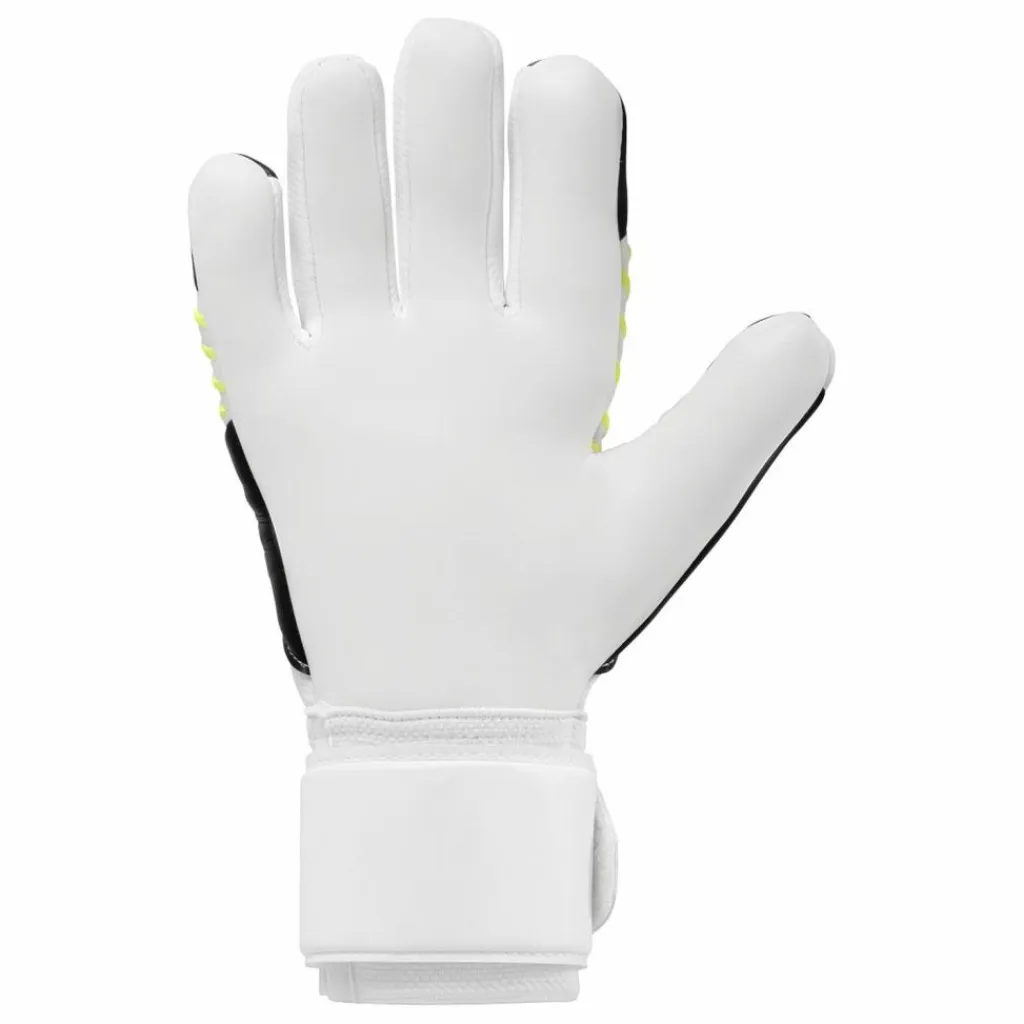 Uhlsport Handschuhe<· FM Absolutgrip HN Pro Jr. weiß/schwarz/fluo gelb