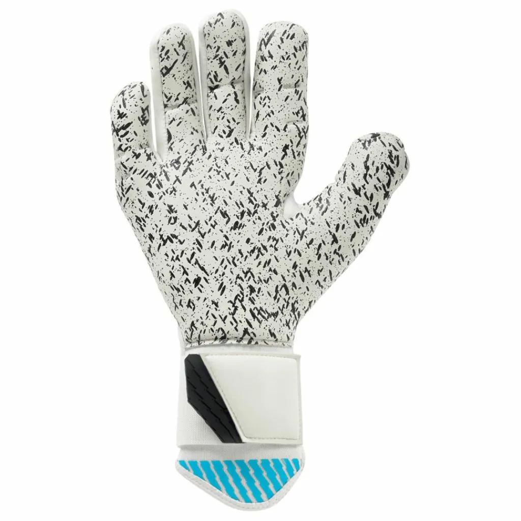 Uhlsport Handschuhe<· FM Cybertec Supergrip+ HN weiß/cyberblau/schwarz