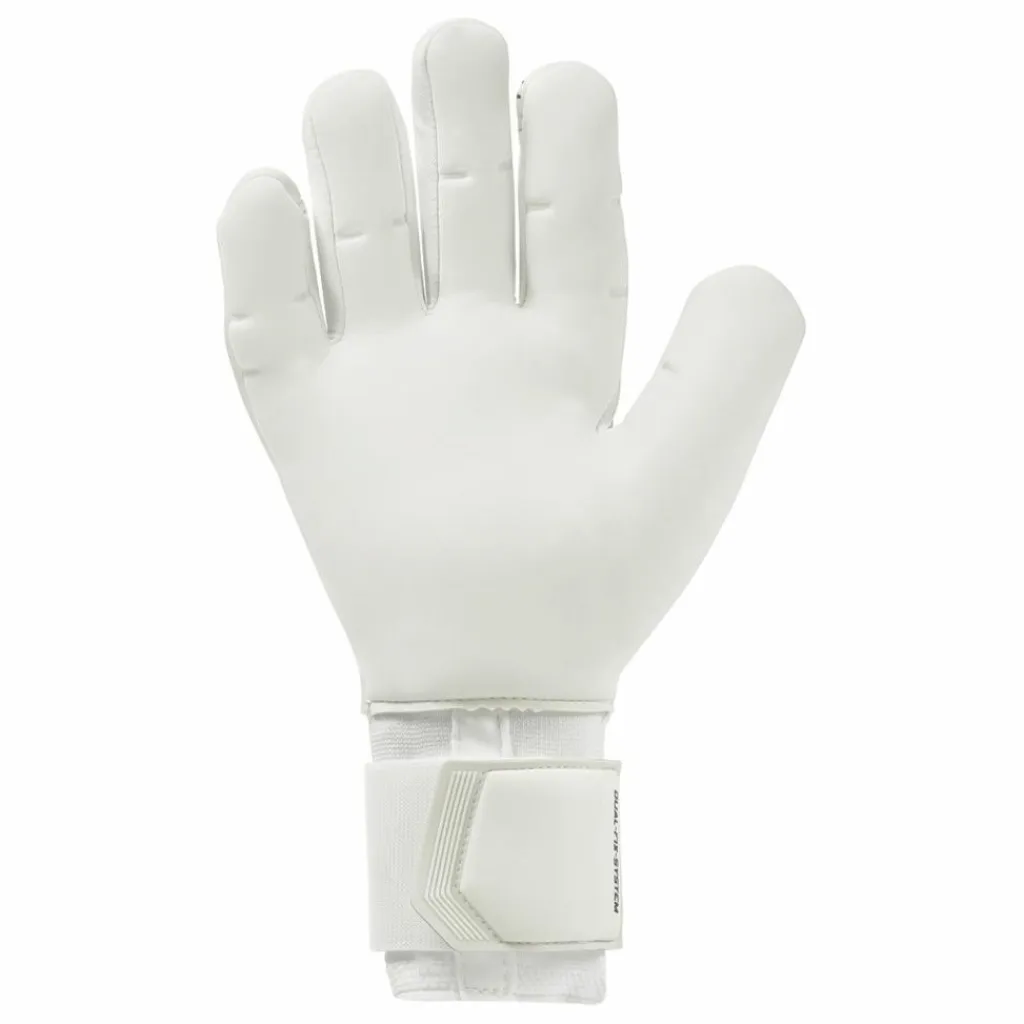 Uhlsport Handschuhe<· FM Cybertec Absolutgrip SC weiß/cyberblau/schwarz