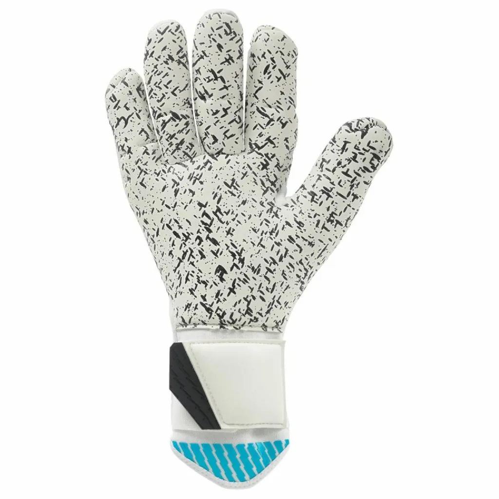 Uhlsport Handschuhe|Handschuhe<· FM Cybertec Supergrip+ FS weiß/cyberblau/schwarz