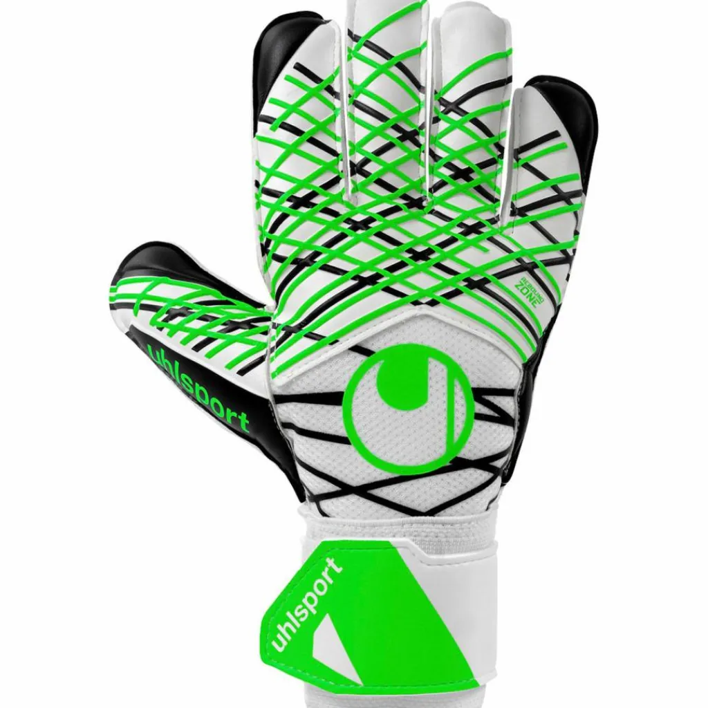 Uhlsport Handschuhe|Handschuhe<· Soft Advanced white- bleck- fluo green