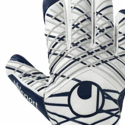 Uhlsport Handschuhe<· Supersoft HN wei&szlig;/marine/silber