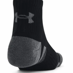 Under Armour Socken<· Performance 3p Quarter black-black-pitch gray