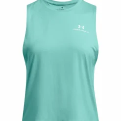 Under Armour Tops & Tanks<· Rush Energy radial turquoise-white