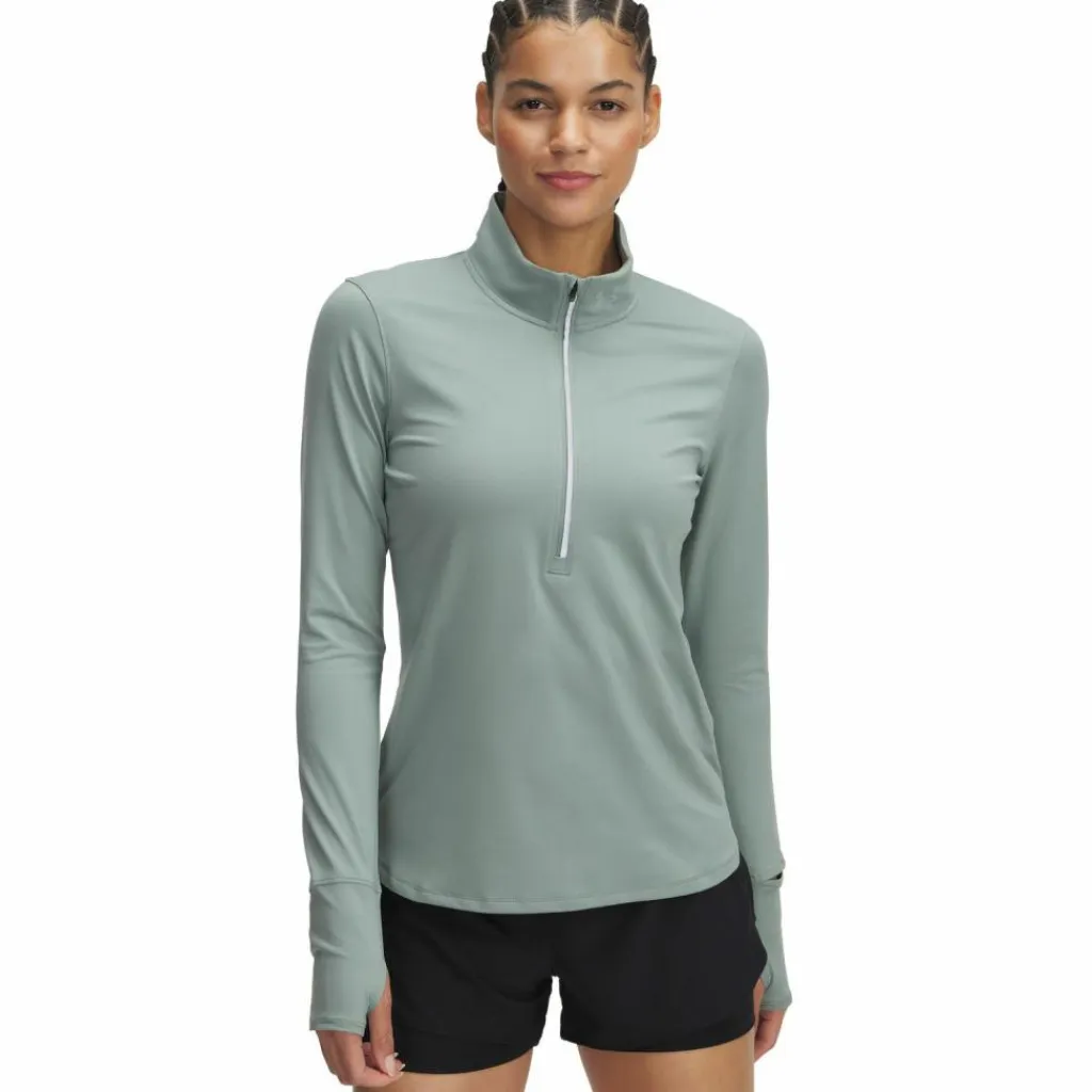 Under Armour Training|Shirts<· UA LAUNCH PRO HALF ZIP silica green